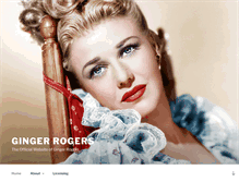 Tablet Screenshot of gingerrogers.com